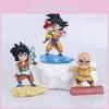 Dragon Ball Son Goku Master Roshi Son Goten Animated Character Model With Cloud Base And Assembled For Anime And Manga Fans