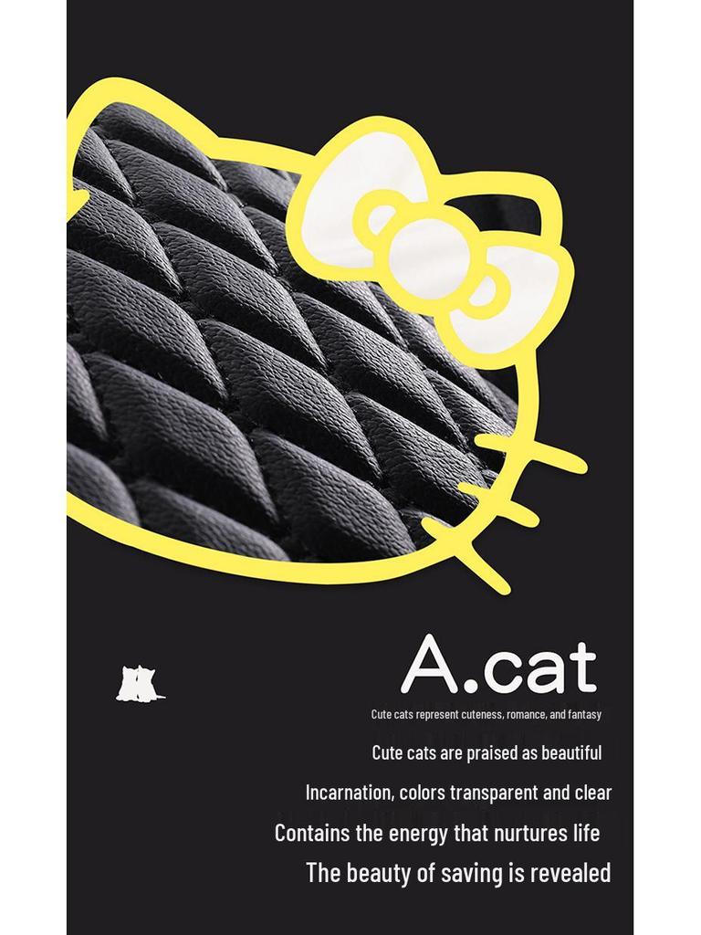 Cartoon Full Coverage Car Seat Cushion for All Seasons - Universal Fit