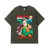 275 GSM Washed T-shirts 100% Cotton Sakamoto Days V3 Taro Shin Print Unisex Heavy Cotton T Shirt
