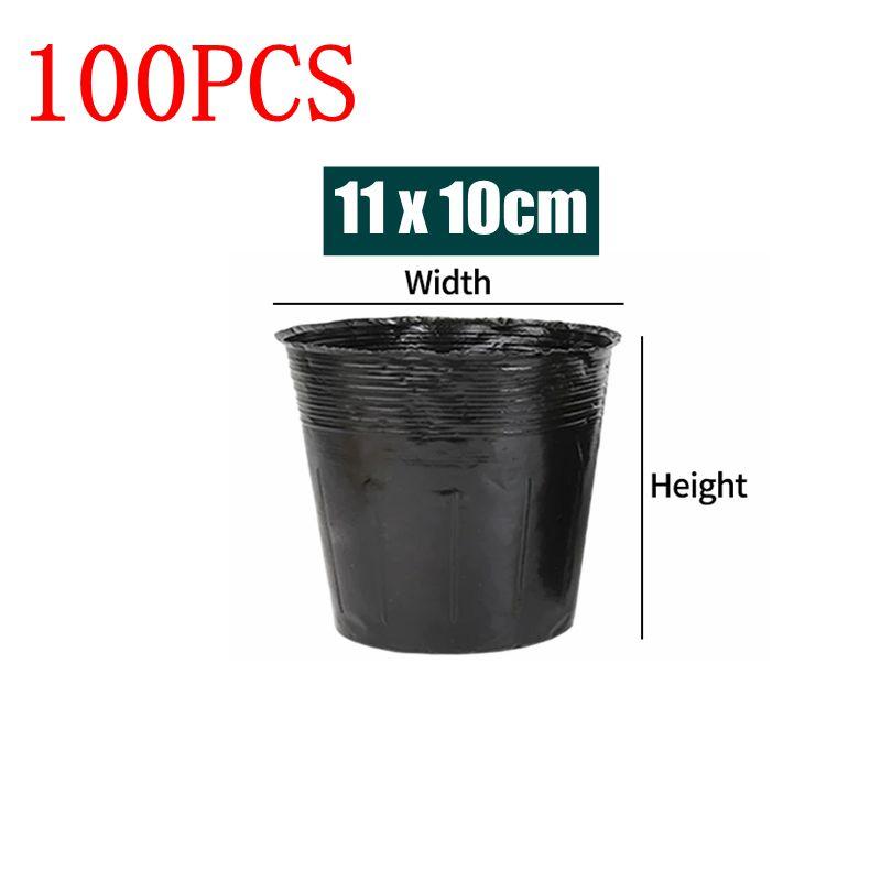 10/100PCS Garden Seedling Planting Cup Disposable Plants Nursery Pots Nutrition Bag Seed Pots Flowerpot Garden Accessories