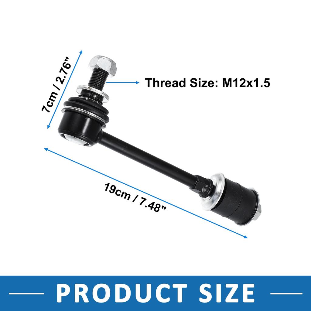 ABSOPRO Front Sway Bar Links for Toyota Tundra 2 Pieces (K90680) 2002-2006, Black,