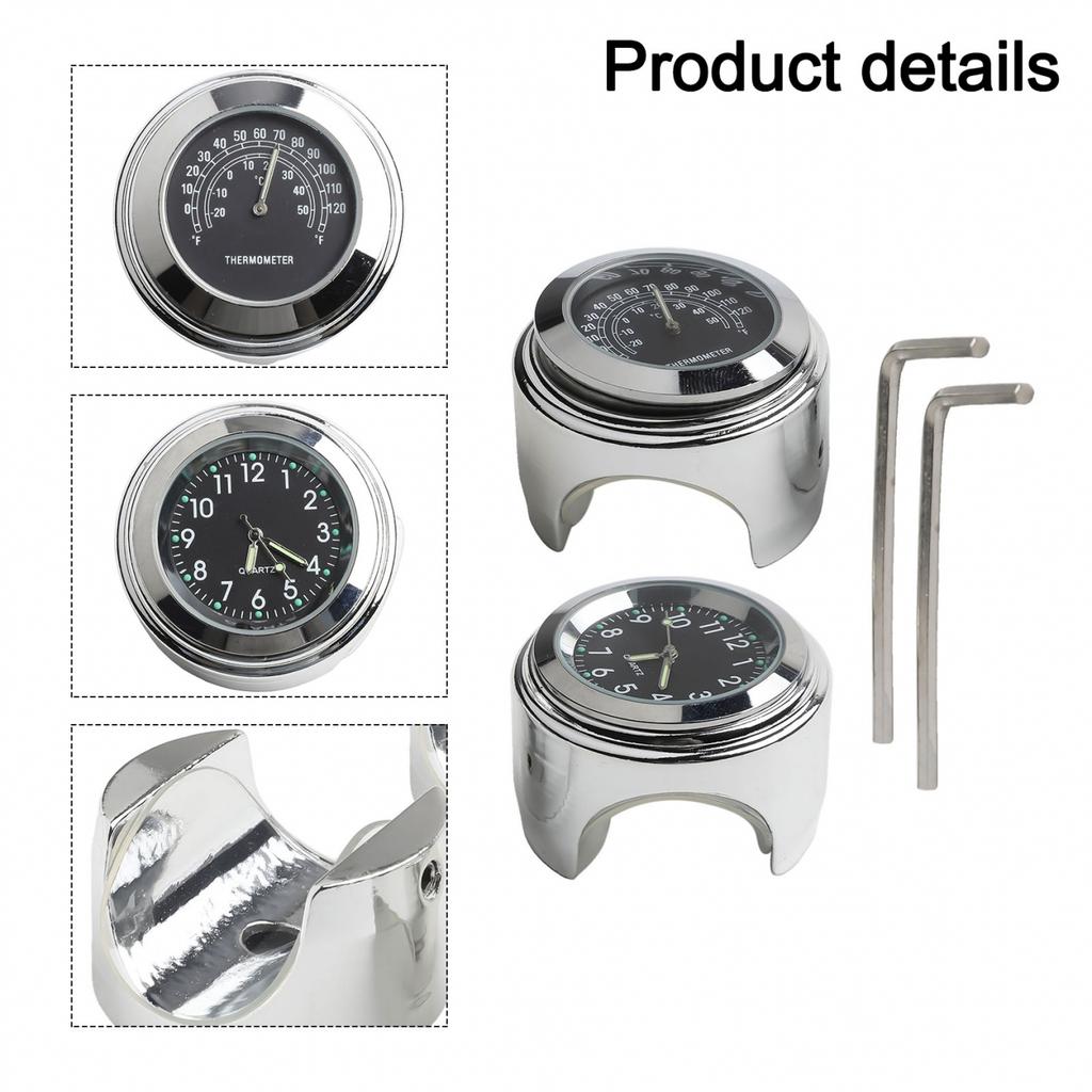 22-25mm Handlebar Clock Clock Watches 7/8\\\" Luminous Function