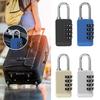 4-значный кодовый замок из цинкового сплава, противоугонный замок для шкафа в общежитии, наружный кодовый замок для школьных сумок, багажа, спортзала, путешествий