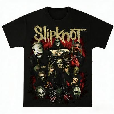 Метал-группа Slipknot Come Play Dying ретро 3D мужские и женские футболки уличная Харадзюку американская одежда с коротким рукавом для мужчин