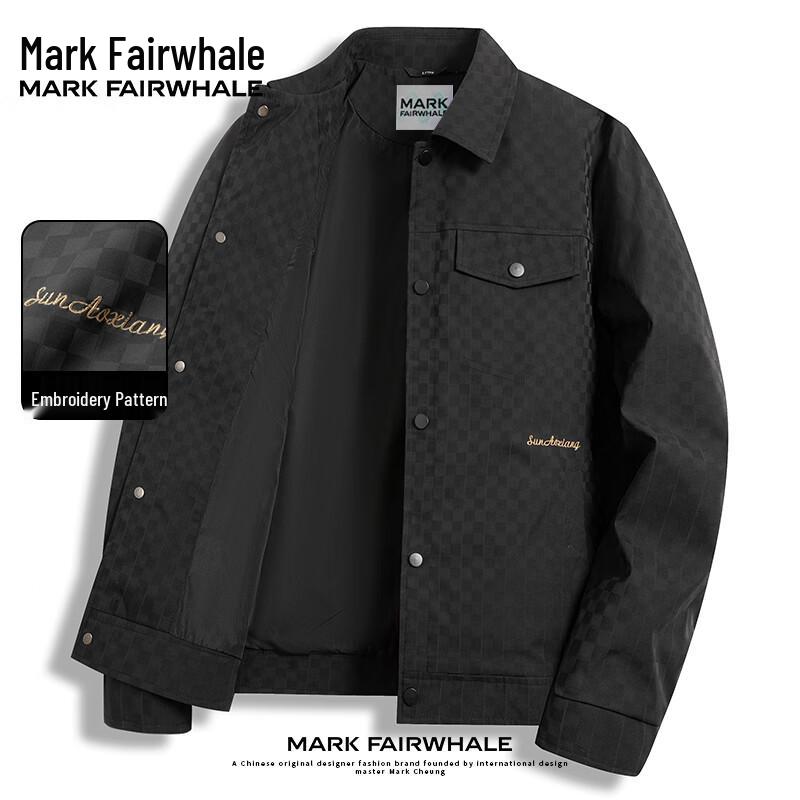 Мужская повседневная куртка в клетку с лацканами Mark Fairwhale