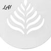 Reusable Coffee Stencil Set 4Pcs Stainless Steel 430 Latte Art Set Powder Cappuccino Foam Decoration Tools Sifter Mold DIY Pattern Templates