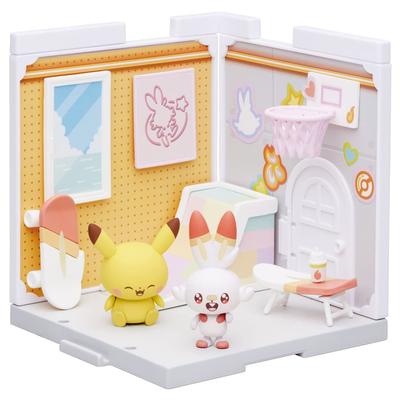 TAKARA TOMY Pokemon Poke Peace House Studio Хибуни и Пикачу