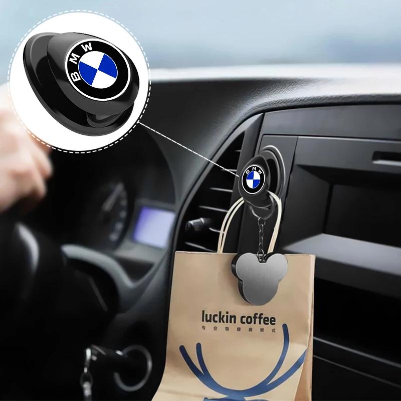 Car Hook Organizer Storage For USB Cable Headphone Key Storage Self Adhesive Hook Clip For BMW E46 E39 E36 E34 E90 E92 X1 X3 X5