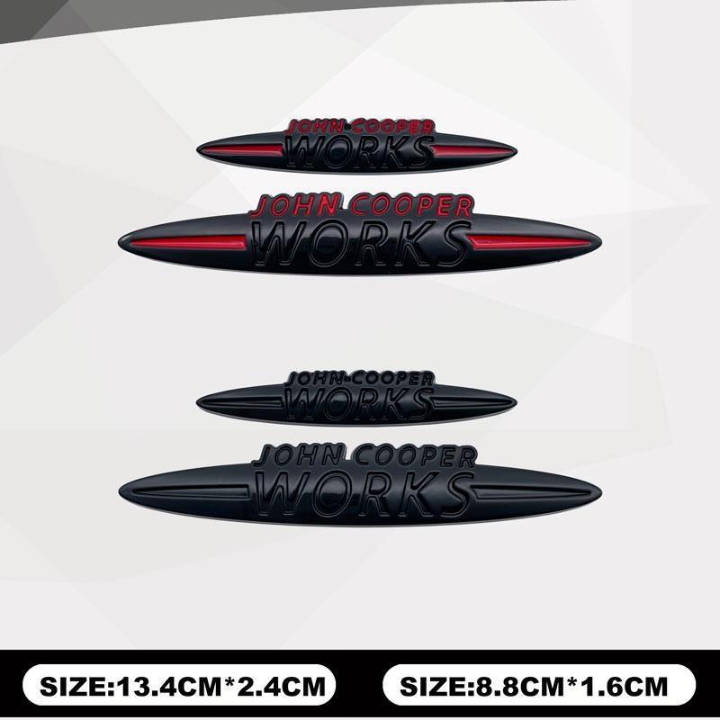 Для Mini Cooper S F55 F56 F60 F53 F54 R55 R56 R60 R61 R58 F57 Cooper Works металлический значок автомобиля Декор кузова наклейки Запчасти