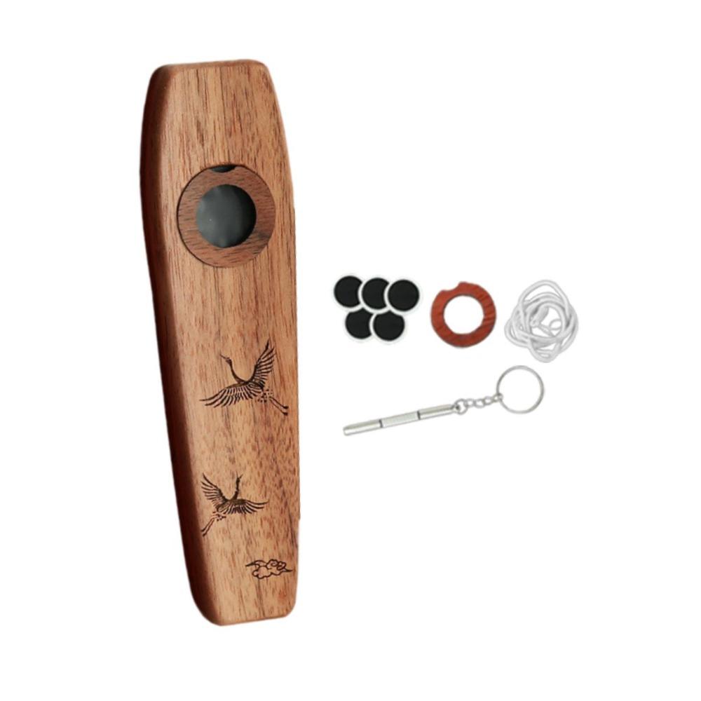 Portable Wind Instrument Professional Musical Instruments Flutes Wooden Kazoo Kids Gift