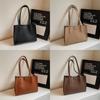 Chic Retro Crossbody Tote Bag With Soft Pu Material Perfect For Casual Everyday Use