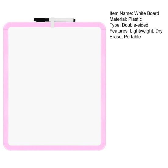 Маленькая доска для сухого стирания 14" x 11" Мини-белая доска с маркером