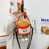 Doll Plush French Fries Handbag Crossbody Bag Shoulder Bag Casual Cartoon Hamburger Bag  Girl
