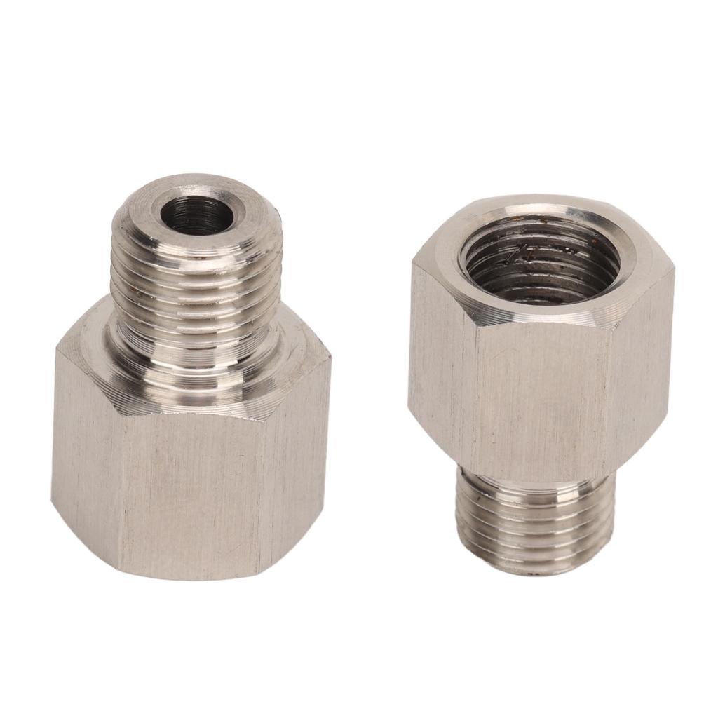 1 8 дюймов NPT внутренняя резьба на M10 X 1.0 наружная резьба Адаптер для датчика давления из нержавеющей стали Герметичный Универсальный для автомобилей