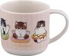 Sweets Nyan 9x8cm Donut Mofusand Cat Made In "mofusand Sweets" Mug, 300ml, Diameter, Design, Gift, Pink, Japan, MFS12-11