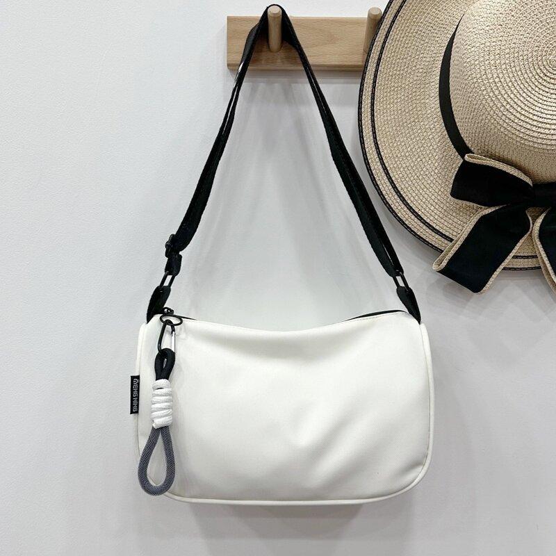 Модная повседневная сумка, большая вместительная нейлоновая сумка, женская, новая, индивидуальная, универсальная, модная, простая сумка-мессенджер