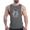 Four Seasons Adult Men'S Fitness Outdoor Crew Neck Vest Spades A Pattern 2d Printed Breathable Quick Drying Sleeveless Shirt