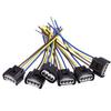 90980-11885 Ignition Coil Connector Plug Harness Replacement For Toyota Lexus 4-Way Female (Pack Of 6)