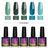PHOENIXY 5 цветов, набор гель-лаков для ногтей, дизайн ногтей, УФ-гель-лак, замачиваемый гель для ногтей, блестящие блестки, набор лаков для ногтей, дизайн ногтей, лак, праздничные подарки