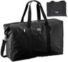 Black Boston Bag for Men and Nylon Storage 50L Shoulder Perfect for Outdoor the Business School and Available In Small and Large Sizes Extra 52-liter