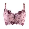 Женский бюстгальтер с полным покрытием на косточках, на легкой подкладке, бюстгальтер с цветочной вышивкой, большие размеры, бюстгальтер-минимайзер 34, 36, 38, 40, 42, 44, 46, 48 BD