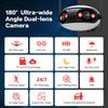 2024 Новая двойная линза, широкоугольная панорамная Wi-Fi POE IP-камера с углом обзора 180°, наружная камера наблюдения за человеком/автомобилем с автоматическим отслеживанием