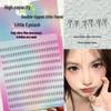 Meilin Sweet Lashes - 32-Row Eyelash Book: Natural, Thick, On-Camera Manga False Lashes, Large Capacity
