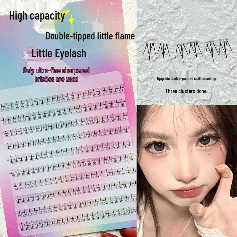 Meilin Sweet Lashes - 32-Row Eyelash Book: Natural, Thick, On-Camera Manga False Lashes, Large Capacity