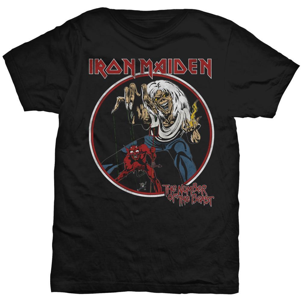Iron Maiden Футболка унисекс с номером зверя для взрослых