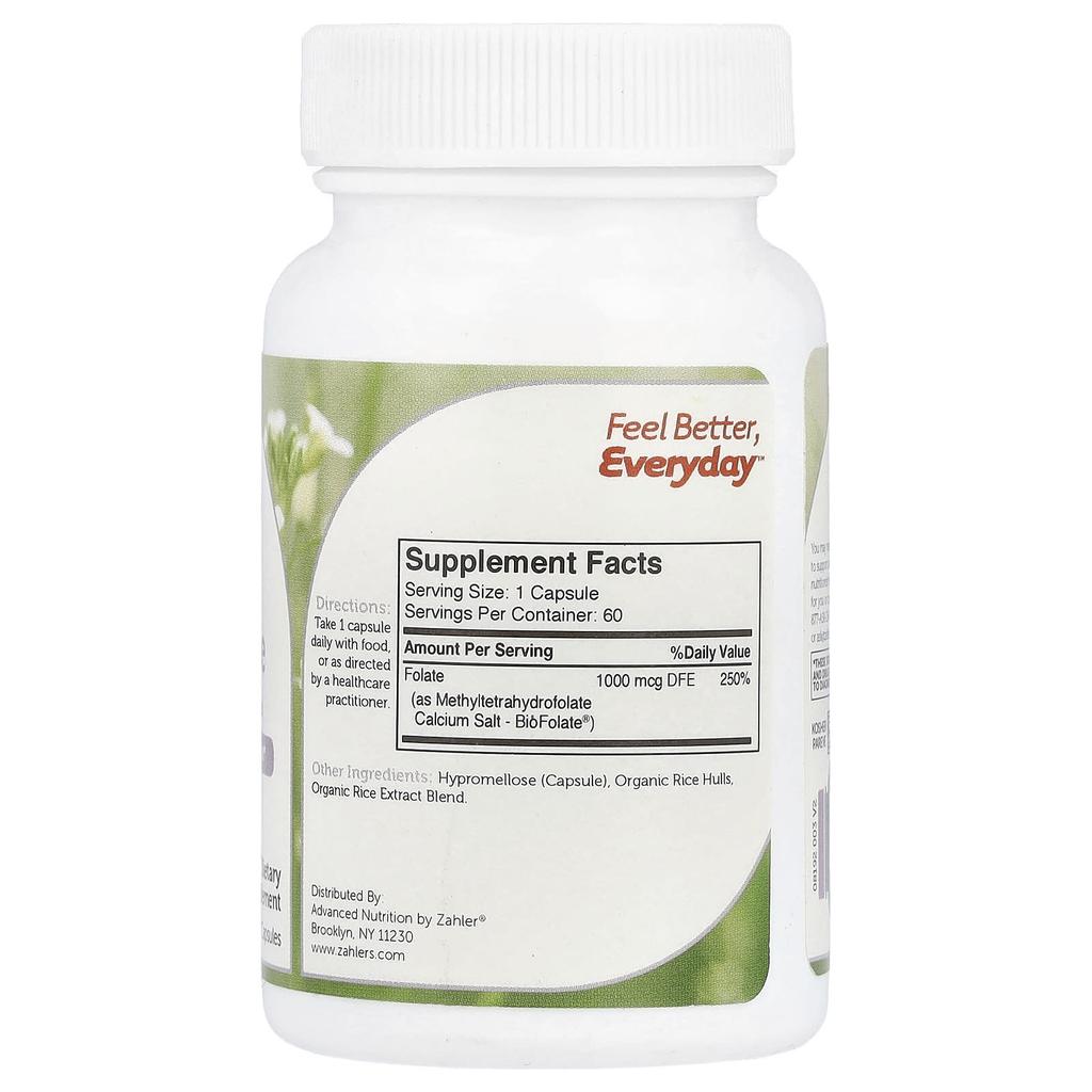 Methyl Folate, 60 Capsules