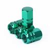 Aluminum Alloy Car Wheel Tire Valve Caps Tyre Rim Stem Covers Airdust Waterproof For Automobiles Motorcycles Accessories