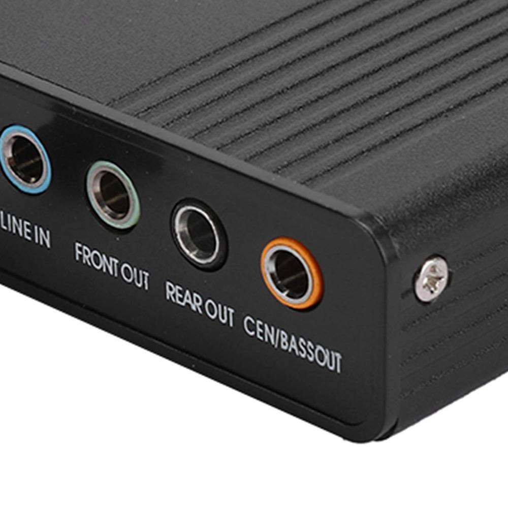 5.1 Channel External Sound Card Plug and Play Optical Audio Sound Card Computer Audio