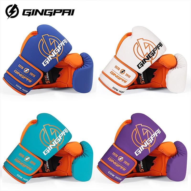 Professional Boxing Gloves Adults Training Sparring Muay Thai Kickboxing Sandbag Workout With Wrist Lock Strap