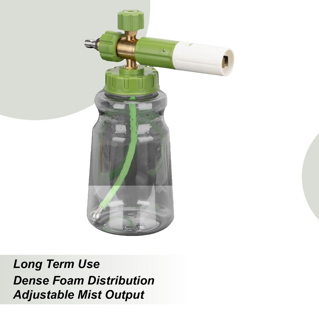 Автомобильный пенный распылитель с регулируемым соплом, распылитель для мойки высокого давления, пенный распылитель с регулируемым соплом, пенообразователь с быстроразъемным шлангом