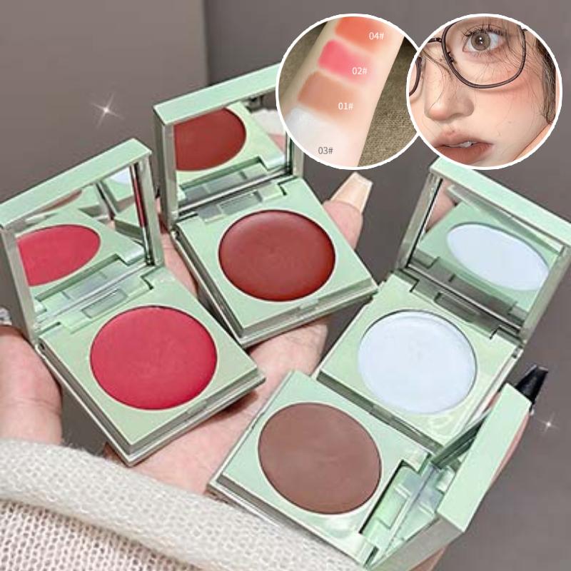 DAIMANPU multi-purpose lip and cheek Cream, lip mud and blush, highlighting a youthful and matte look, both blush and lipstick