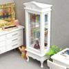 1:12 Dollhouse Simulation Wooden Cabinet Display Cupboard Model Dollhouse Miniature Bookcase Furniture Decor Dolls House Toy