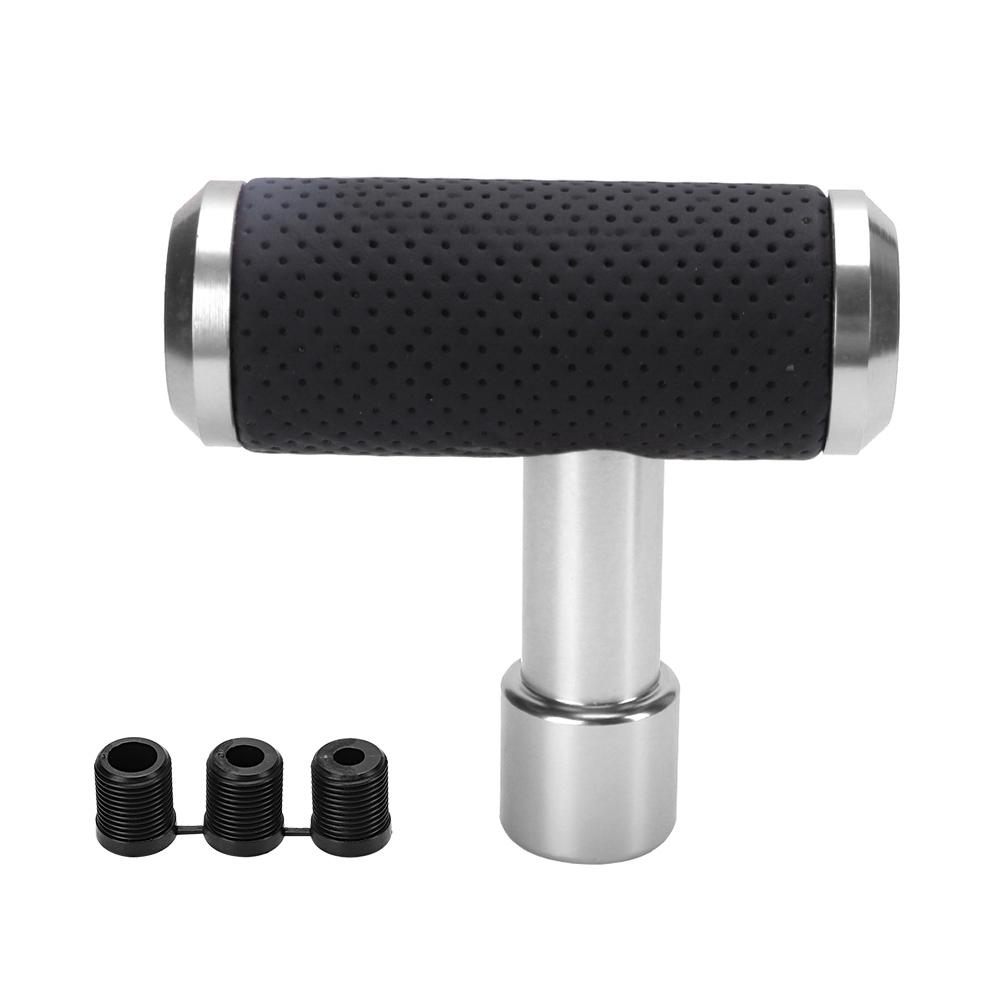 Автомобильная ручка переключения передач T-образная универсальная ручка переключения передач с ручной или автоматической коробкой передач (Серебряный)