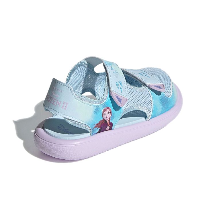Frozen x adidas Водные сандалии Comfort J Anna Детские кроссовки Синий Ледяной-синий Меловой-фиолетовый FY7900