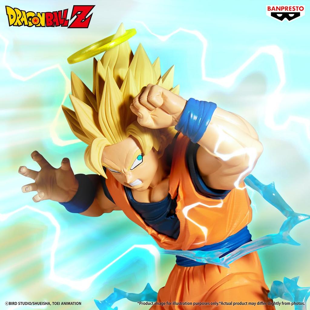 Banpresto Goku Super Saiyan 2 (Vs. Majin Vegeta) Dragon Ball Z Match Makers 15cm BP29754P Multicolor Collectible Figure MATCH MAKERS