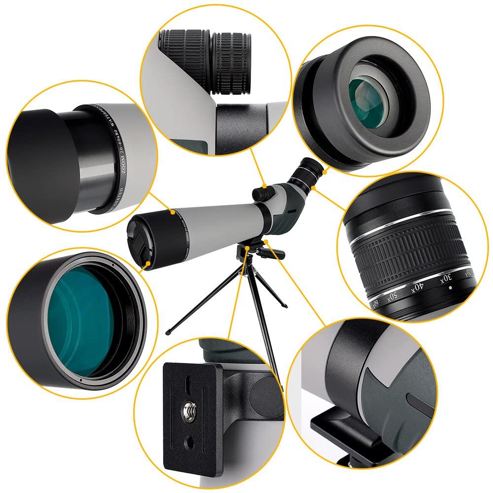 Ohhunt Telescope Field Scope Monocular Rifle Scope High Magnification Smartphone Telephoto Lens Spotting Scope Bird Watching Astronomical Observation