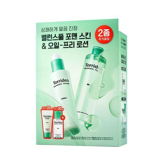 TORRIDEN Balanced For Men Cica Clearing Skin/Lotion 2-pack (+Skin 30ml + Lotion 20ml)