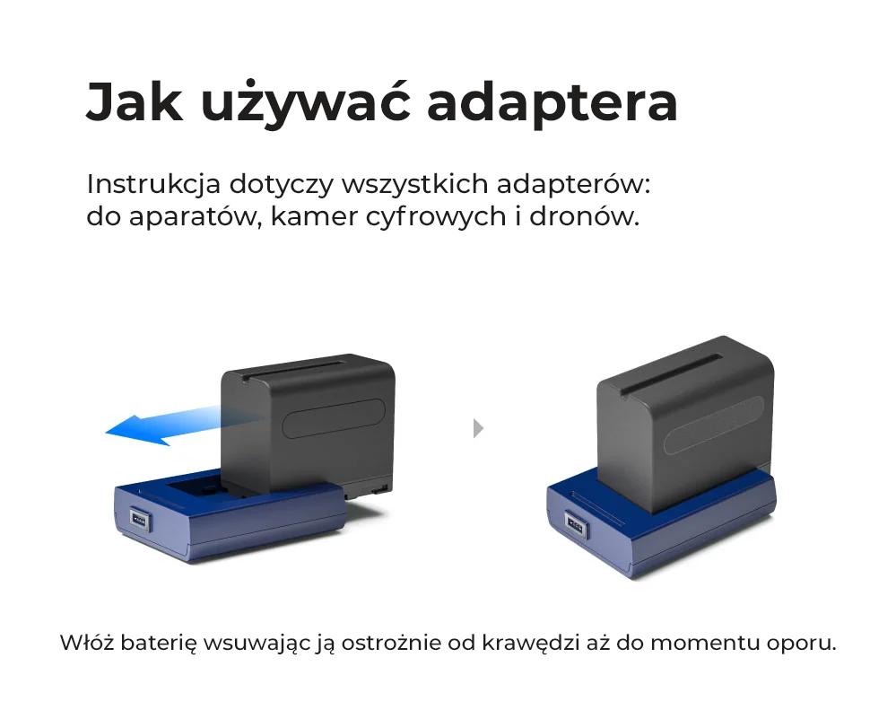 Adapter Nikon EN-EL15 /15C/15B/15A do ładowarek Bronine