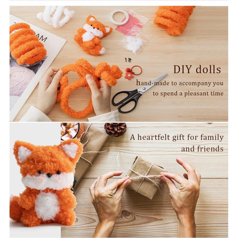 DIY Squirrel Twisted Stick Craft Kit Stress Relief Toy Kids Intelligence Development