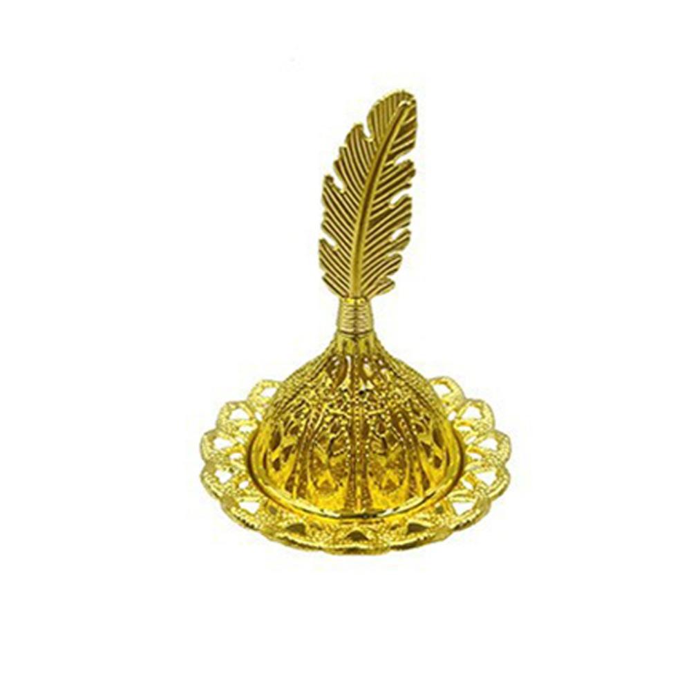 Gold Mini Censer Holder Zinc Zinc Alloy Aromatherapy Burner Creative Metal Incense Burner  Middle East