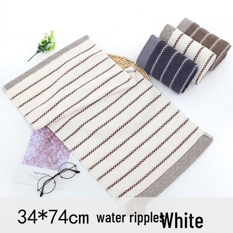 Custom Embroidery Cotton Face Wash Towel for Home Use and Supermarket Promotions