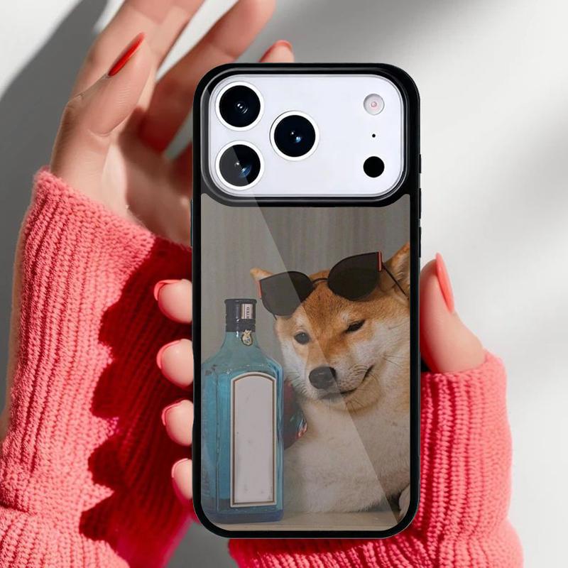 Забавный чехол для телефона с корги для iPhone 17 16 15 14 13 Pro Max Задняя крышка для 12 11 Pro Coque