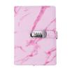 A5 Note Book PU Leather Cover Password Lock Notepad Diary Book Office School Supplies