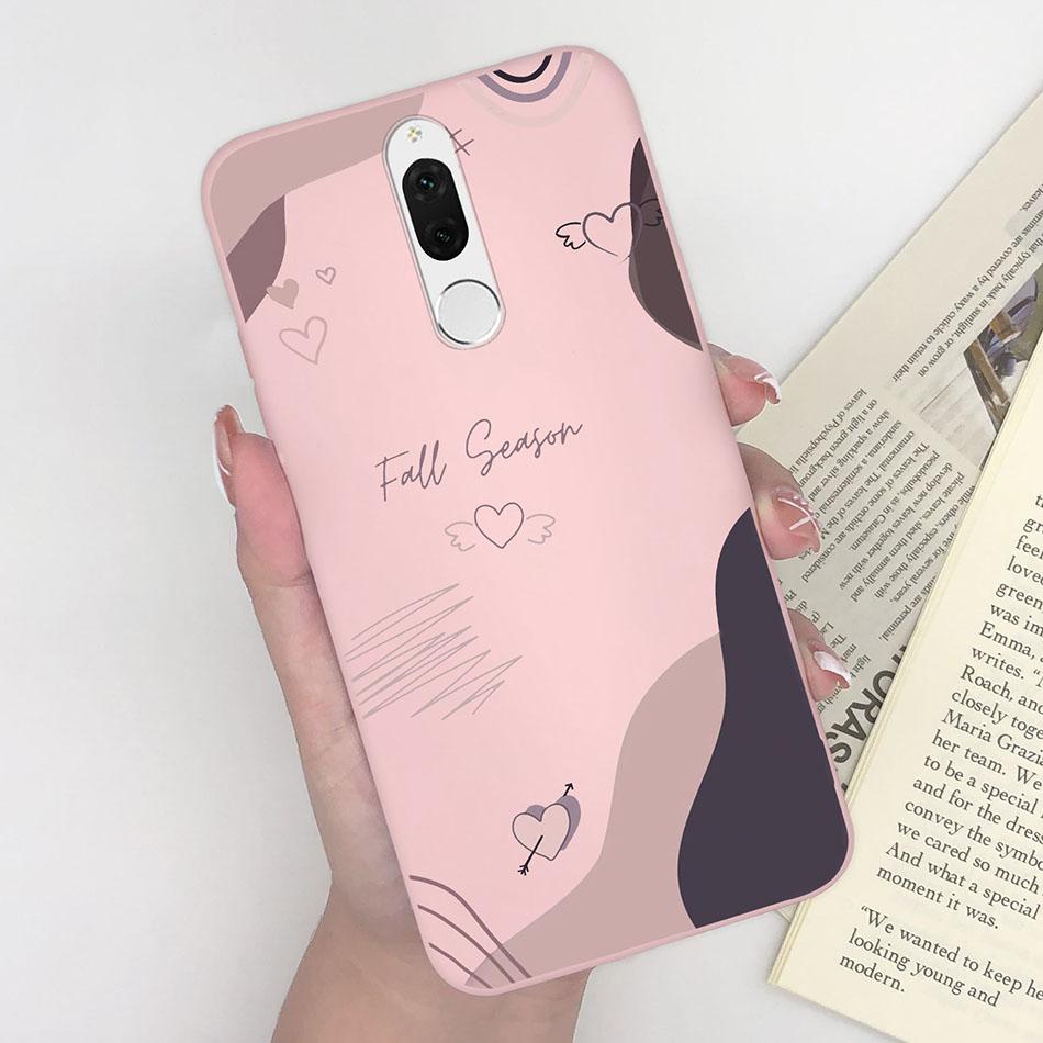 Чехол для телефона Huawei Nova 2i Милое Сердце Любви Цветок Мультяшный Рисунок Мягкий Чехол Для Huawei Mate 10 Lite Горячая Новинка Цветные Fundas