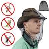 Outdoor Anti-mosquito Net Hat Fishing Camping Insect Proof Hood High Density Breathable Mesh Hat Outdoor Fishing Accessories