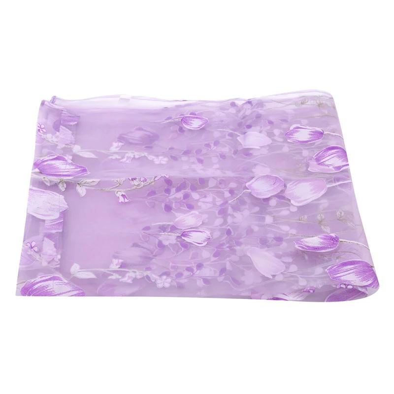 1 панель Современные тюлевые шторы для спальни, короткие кухонные оконные шторы, прозрачные панельные шторы